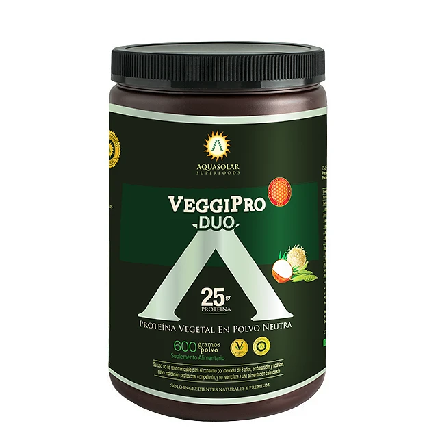 Veggipro Duo Proteina en polvo 600gr. Aquasolar