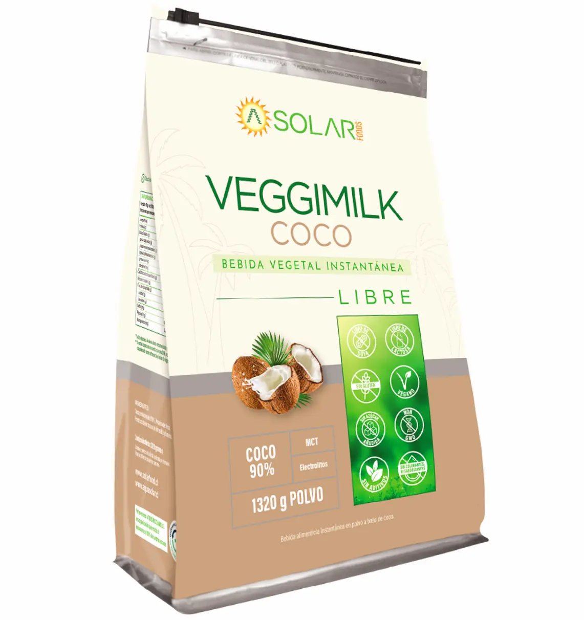 Veggimilk Coco 1320gr. Aquasolar