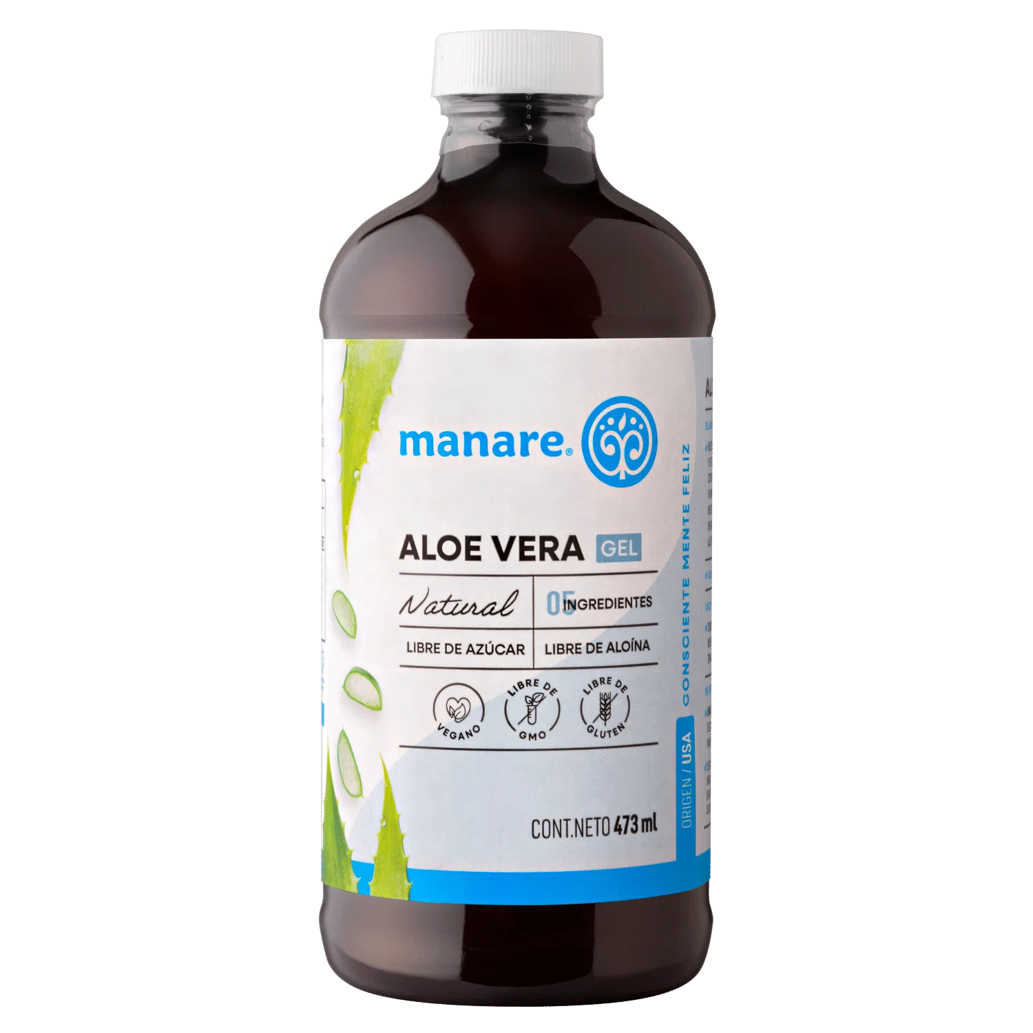 Aloe vera gel 473ml Manare