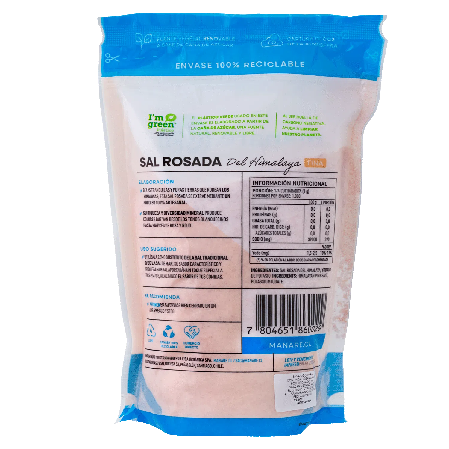 Sal Rosada Fina 1 kg