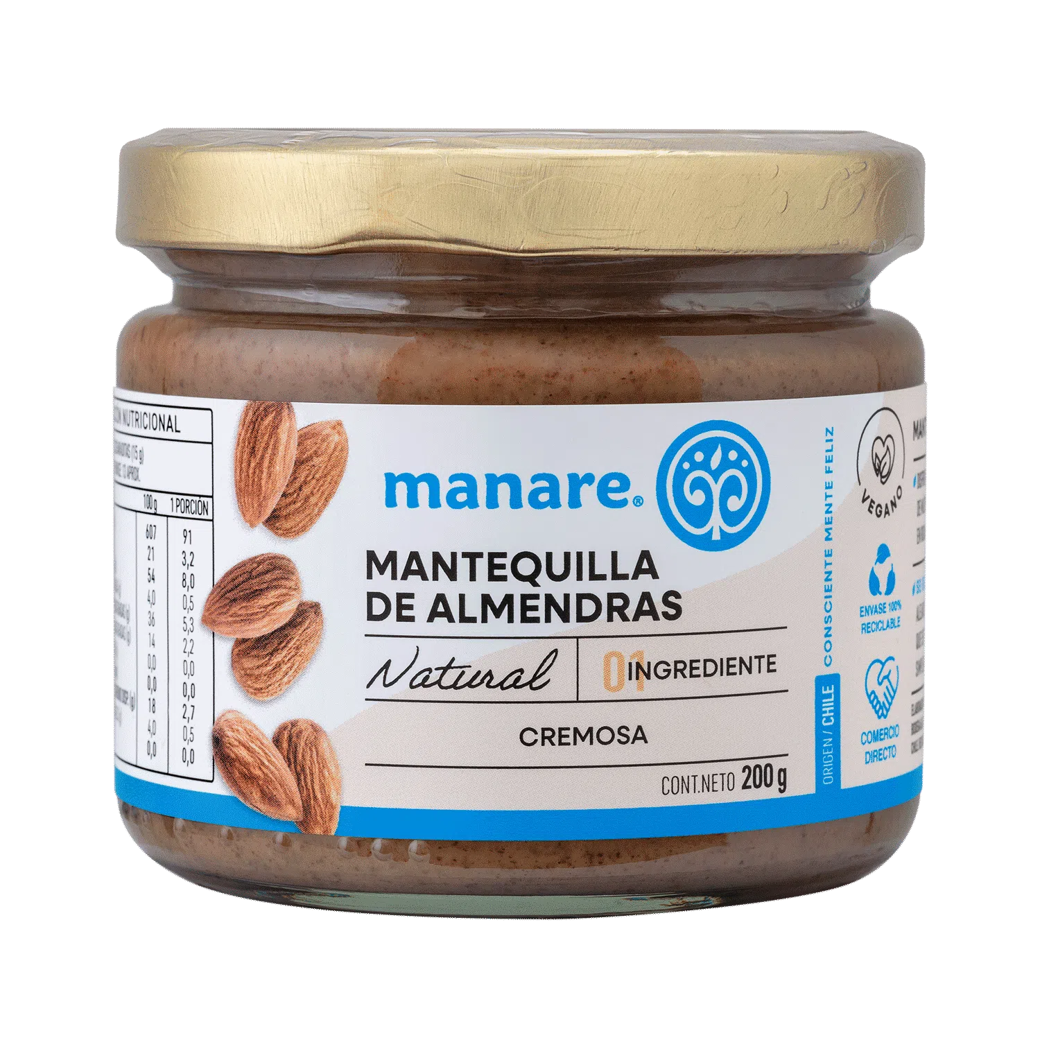 Mantequilla Almendras 200g