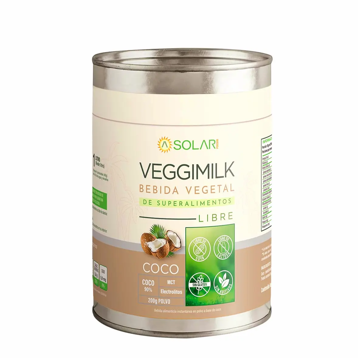 VeggimilK Bebida Vegetal de Coco 200gr.