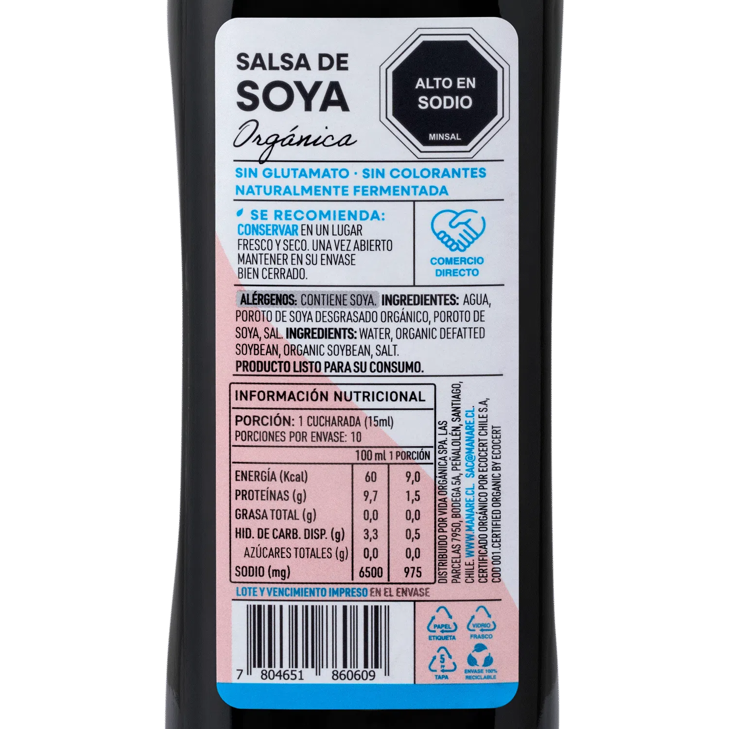 Salsa de Soya Orgánica 150ml