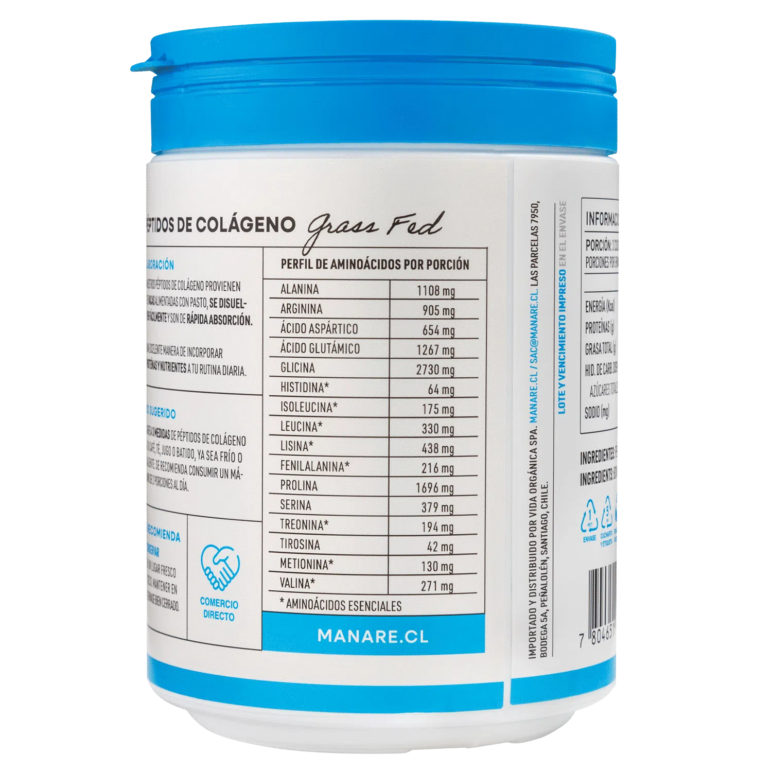 Péptidos de Colágeno Hidrolizado 250 g