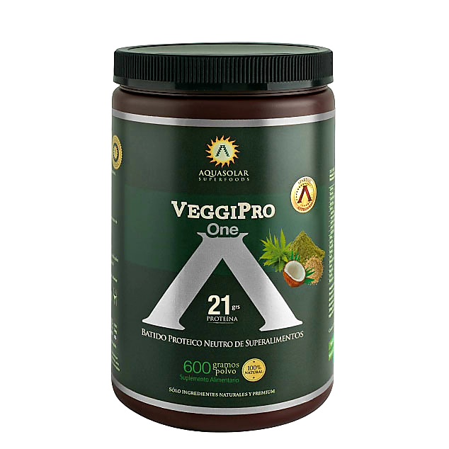 Veggipro One Proteina en polvo Aquasolar 600gr. 