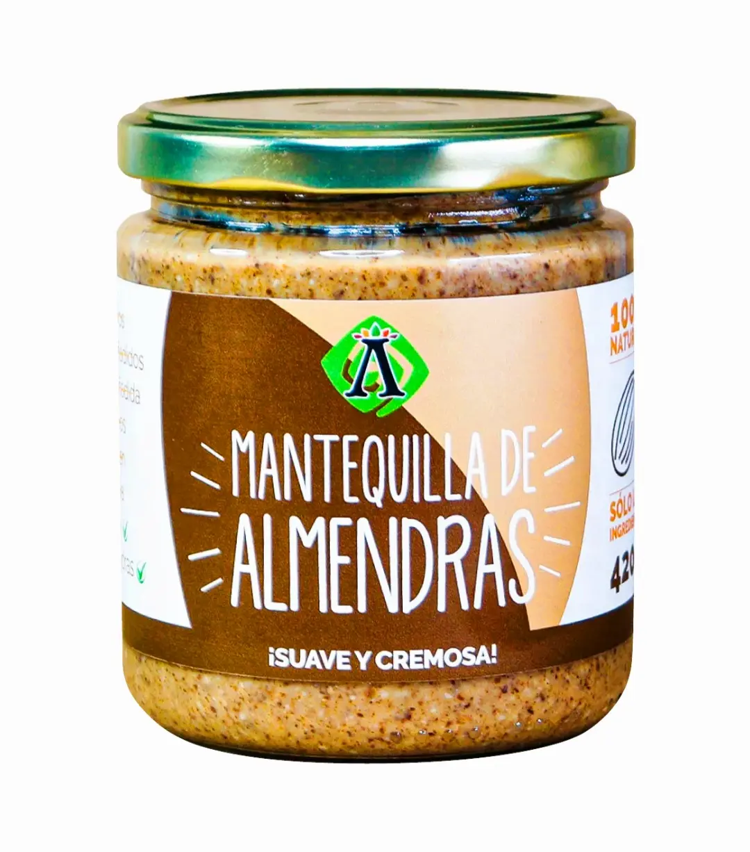 Mantequilla de almendras Ambrosia 420gr.