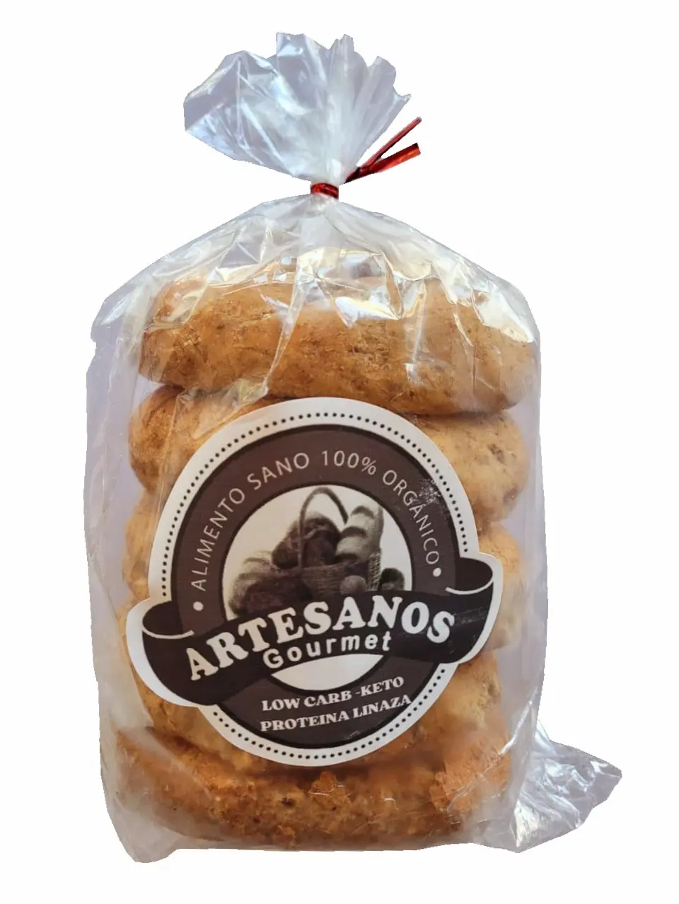 Pan Proteico  Keto Artesano Gourmet 5unid.