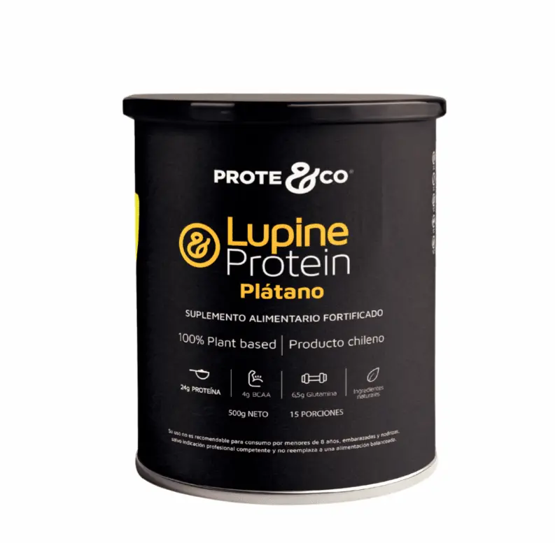 Proteína en polvo de Lupino Platano 500r Prote&Co