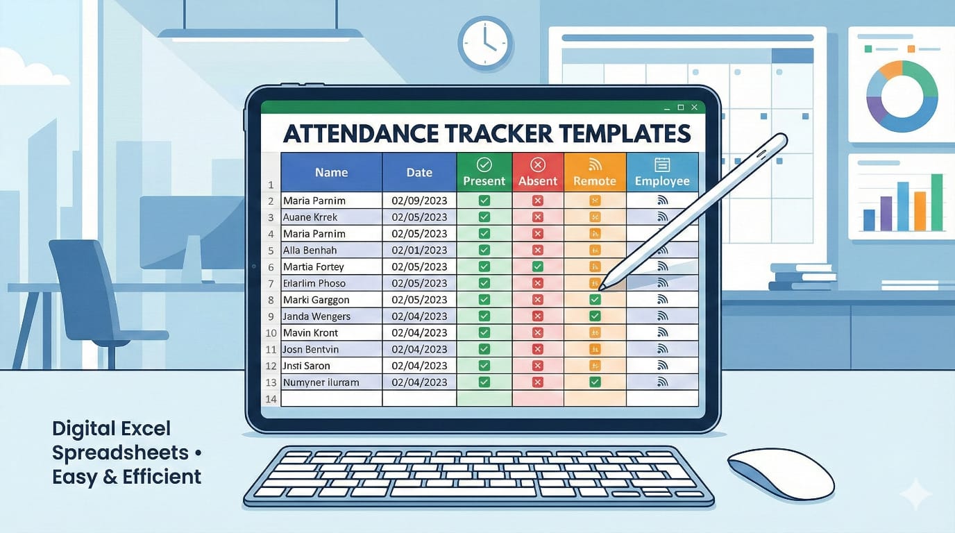 Attendance Tracker Templates