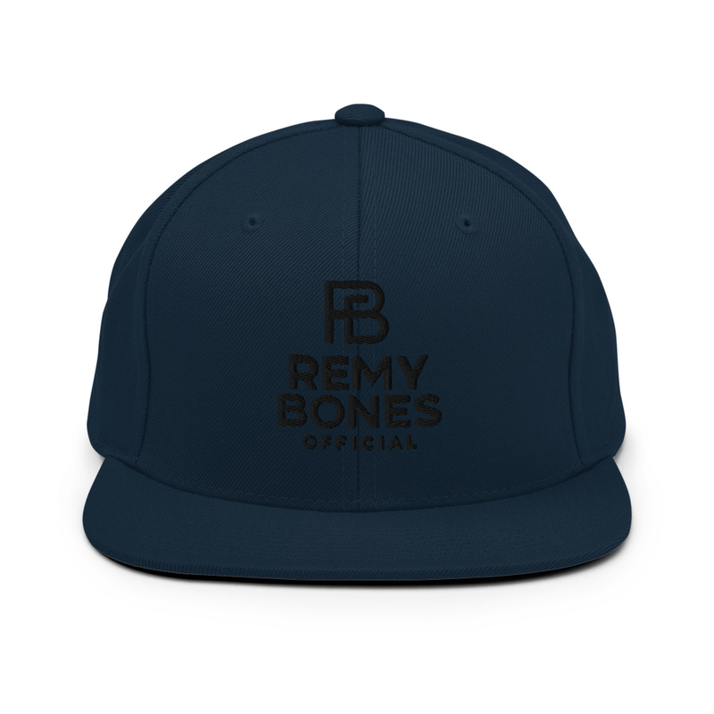 Remy Bones Official Snapback Black Logo