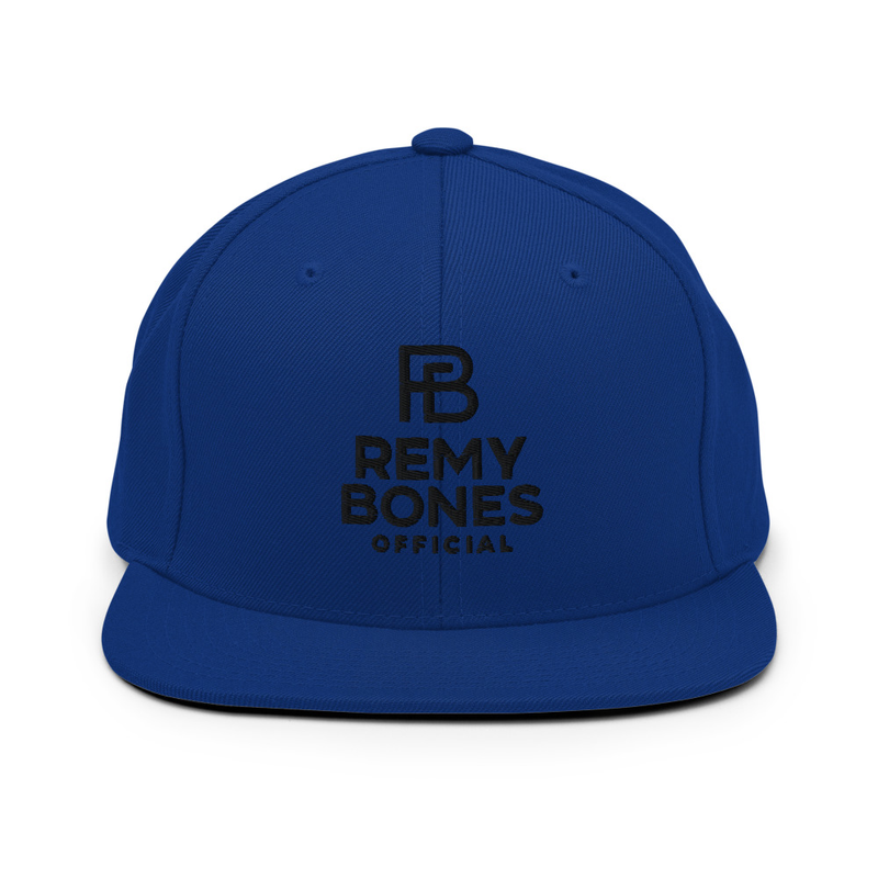 Remy Bones Official Snapback Black Logo