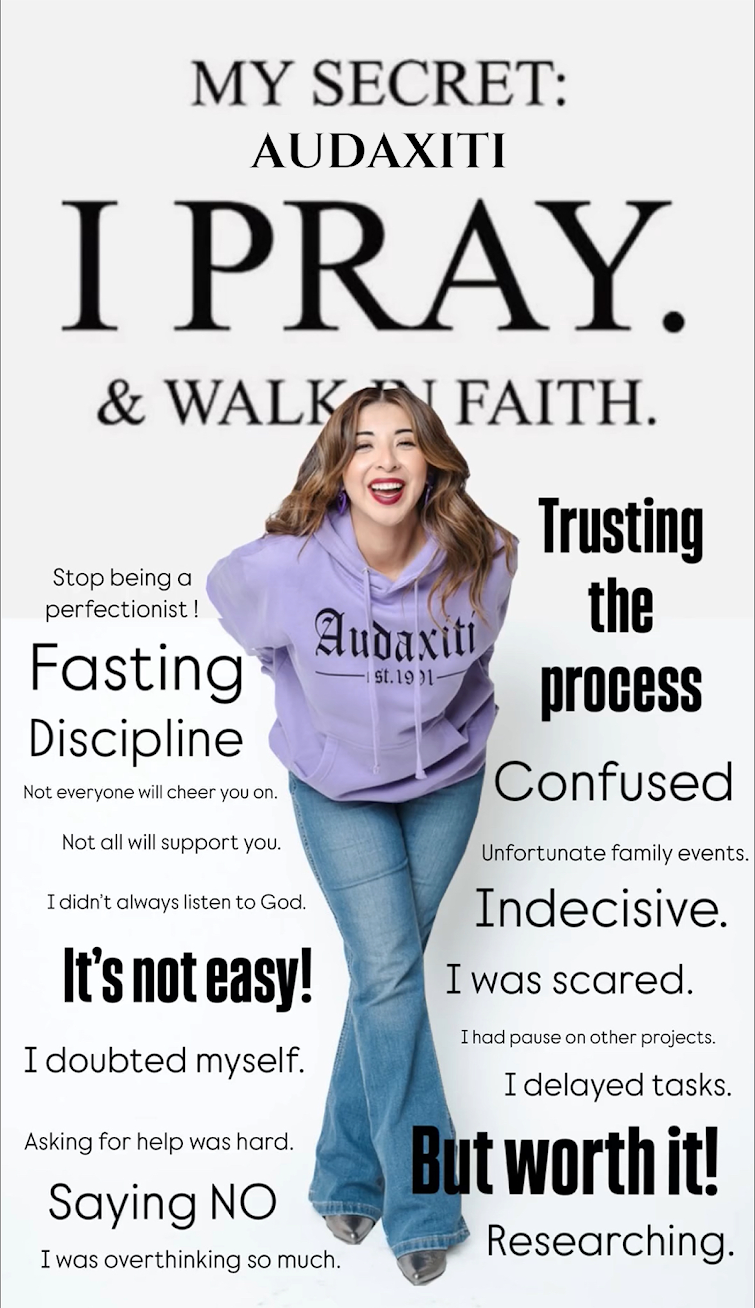 I Pray Poster by Audaxiti