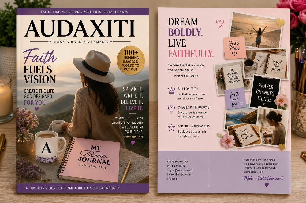 Audaxiti Christian Vision Board Magazine