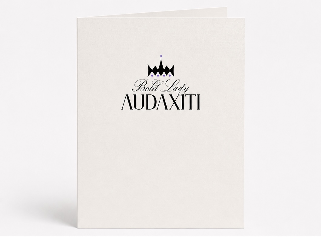 Audaxiti Bold Lady Greeting Card