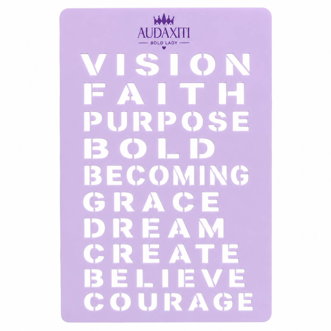 Audaxiti Bold Vision Stencil