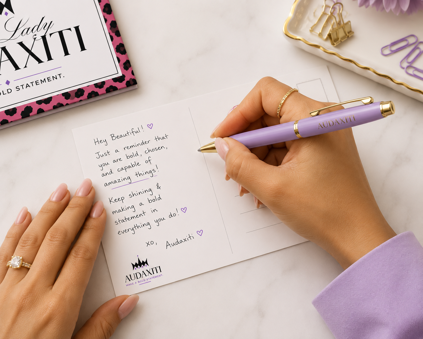 Audaxiti Signature Lilac Pen