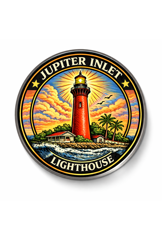 Jupiter Inlet Lighthouse Magnet