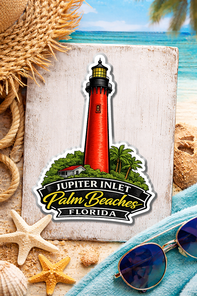 Jupiter Inlet Lighthouse Palm Beaches Magnet