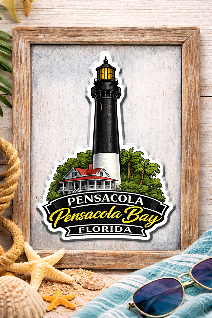 Pensacola Lighthouse Pensacola Bay Magnet