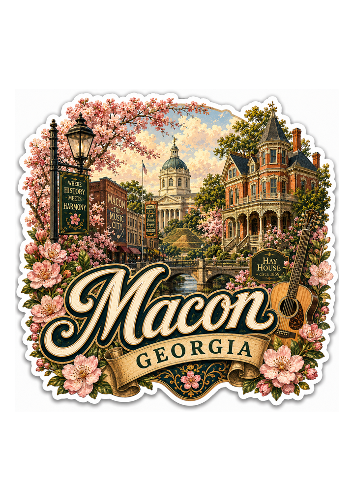 Macon Georgia Sticker