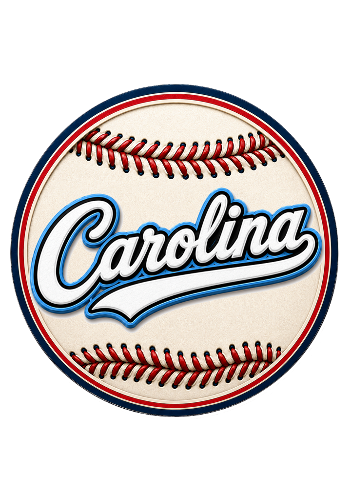 Carolina Baseball Magnet