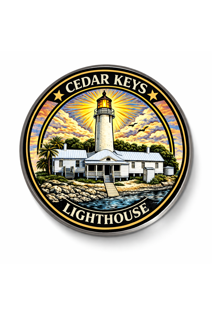 Cedar Keys Lighthouse Magnet