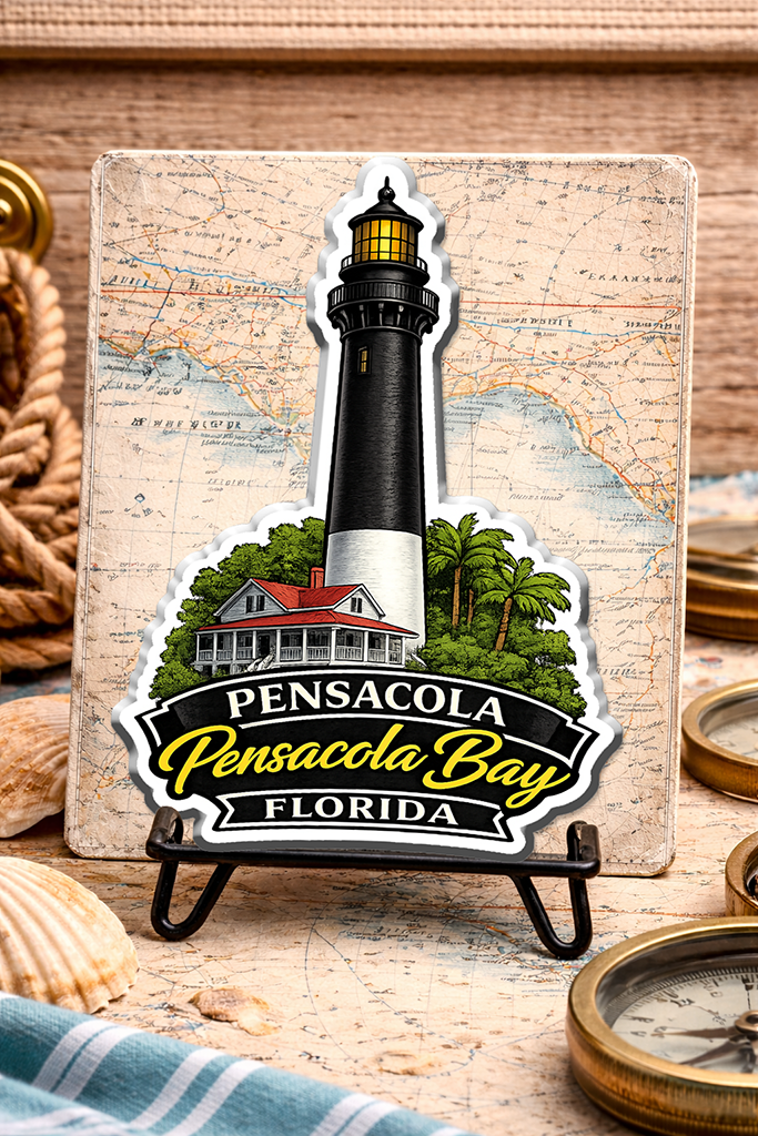 Pensacola Lighthouse Pensacola Bay Magnet