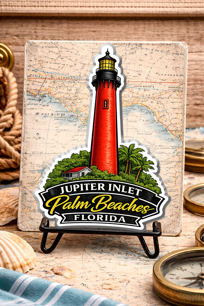 Jupiter Inlet Lighthouse Palm Beaches Magnet