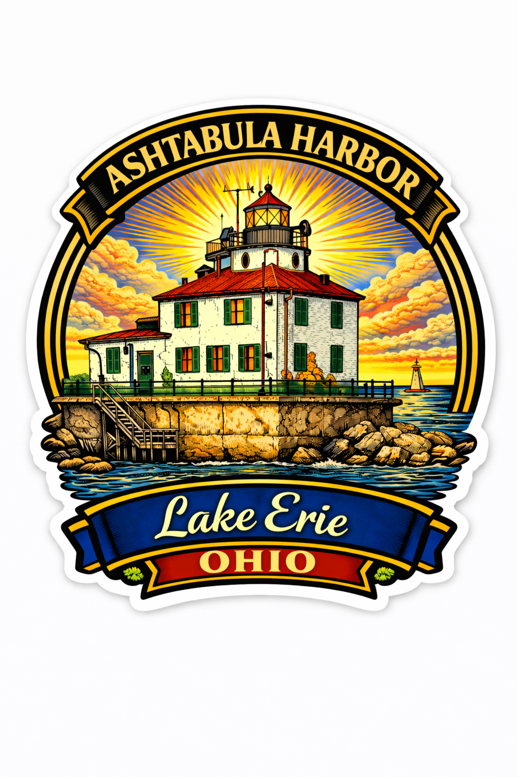 Ashtabula Harbor Sticker