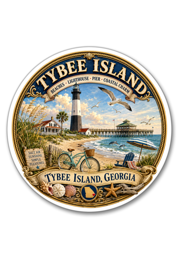 Tybee Island Lighthouse Sticker