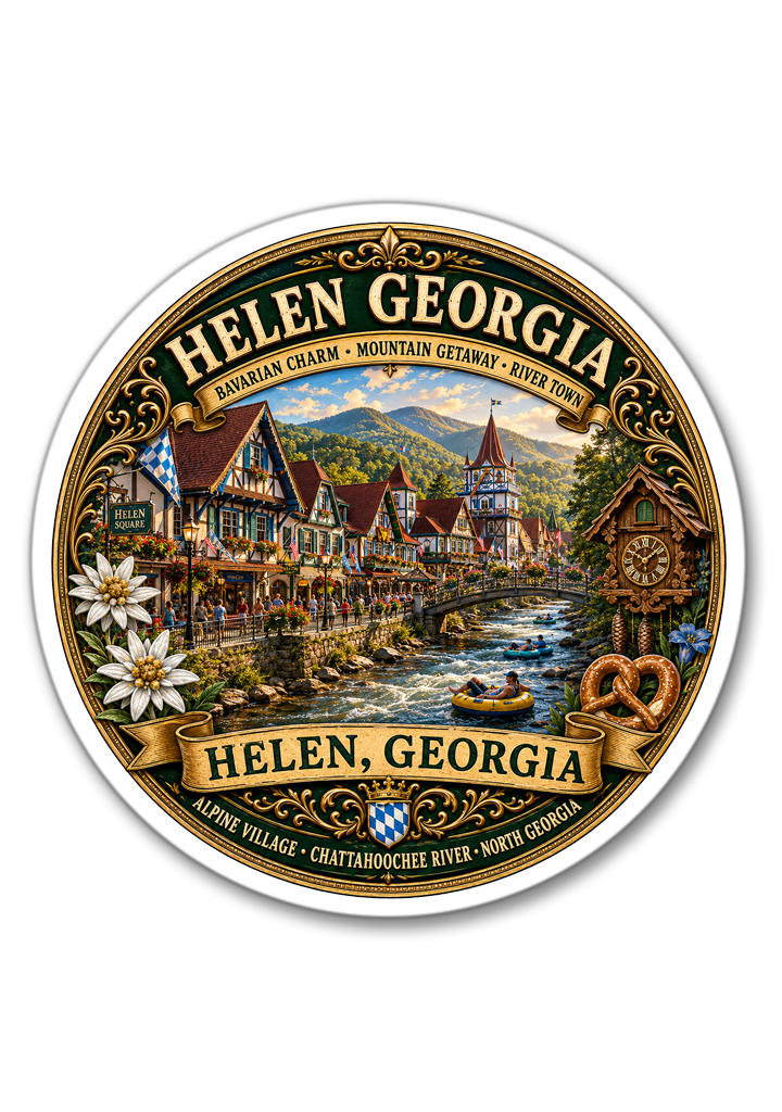 Helen Georgia Bavarian Sticker