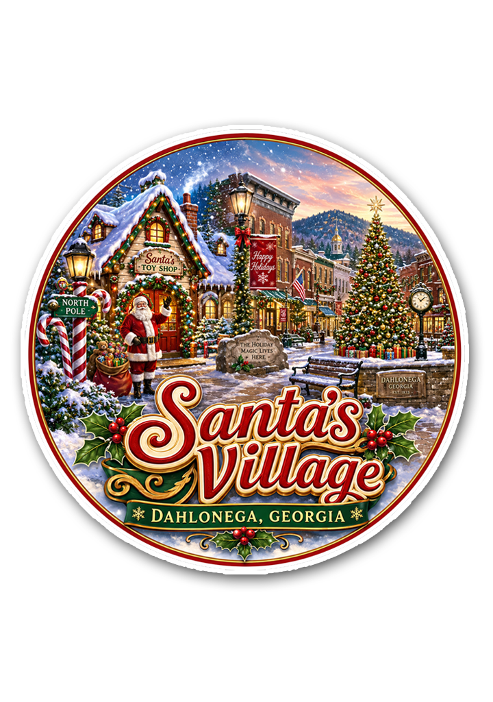 Santa's Village Sticker
