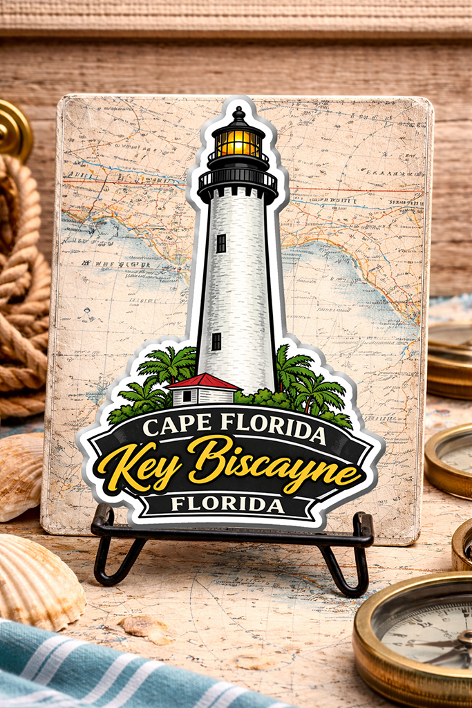 Cape Florida Lighthouse Key Biscayne Magnet