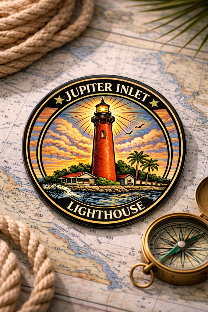 Jupiter Inlet Lighthouse Magnet