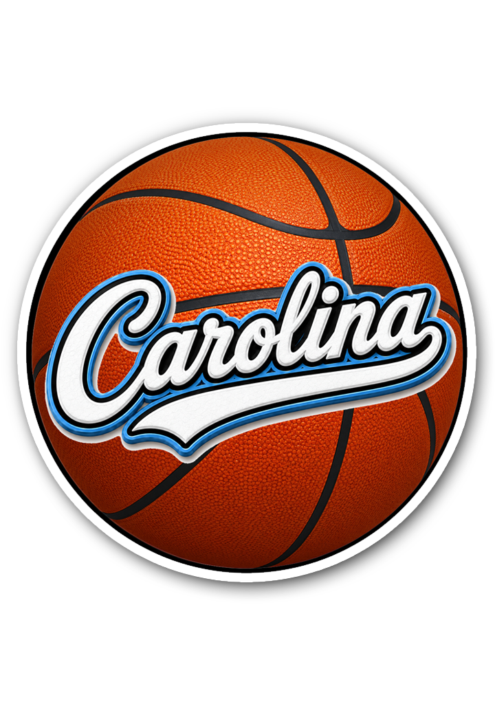 Carolina Basketball Sticker
