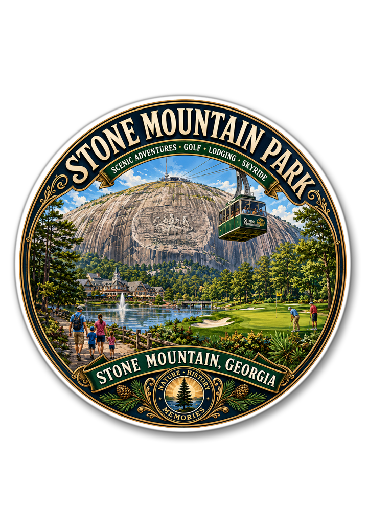 Stone Mountain Park Sticker