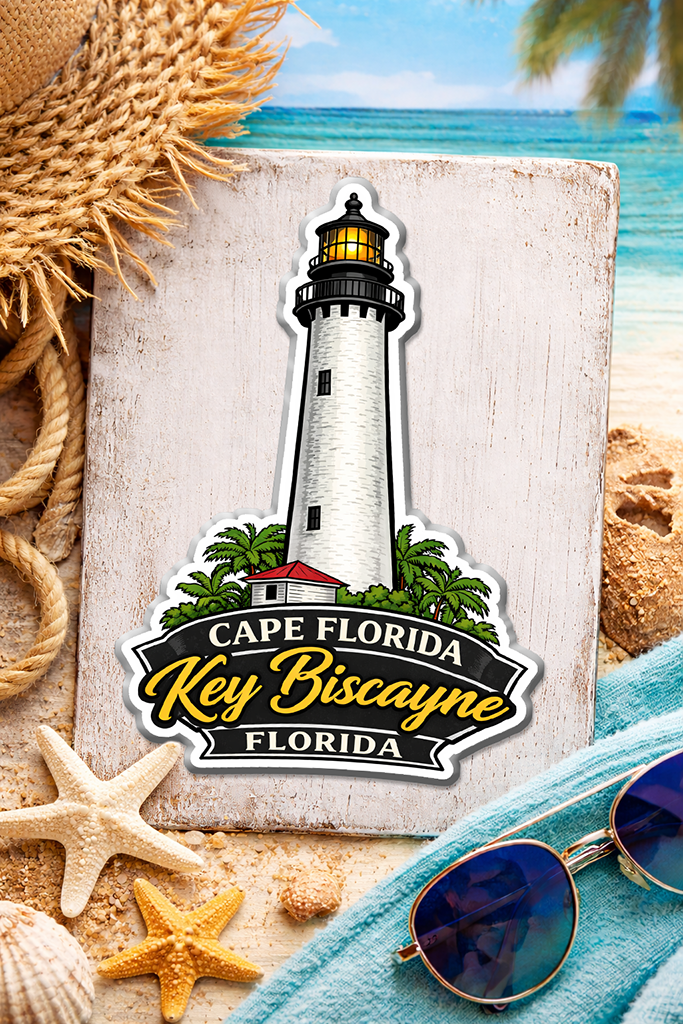 Cape Florida Lighthouse Key Biscayne Magnet