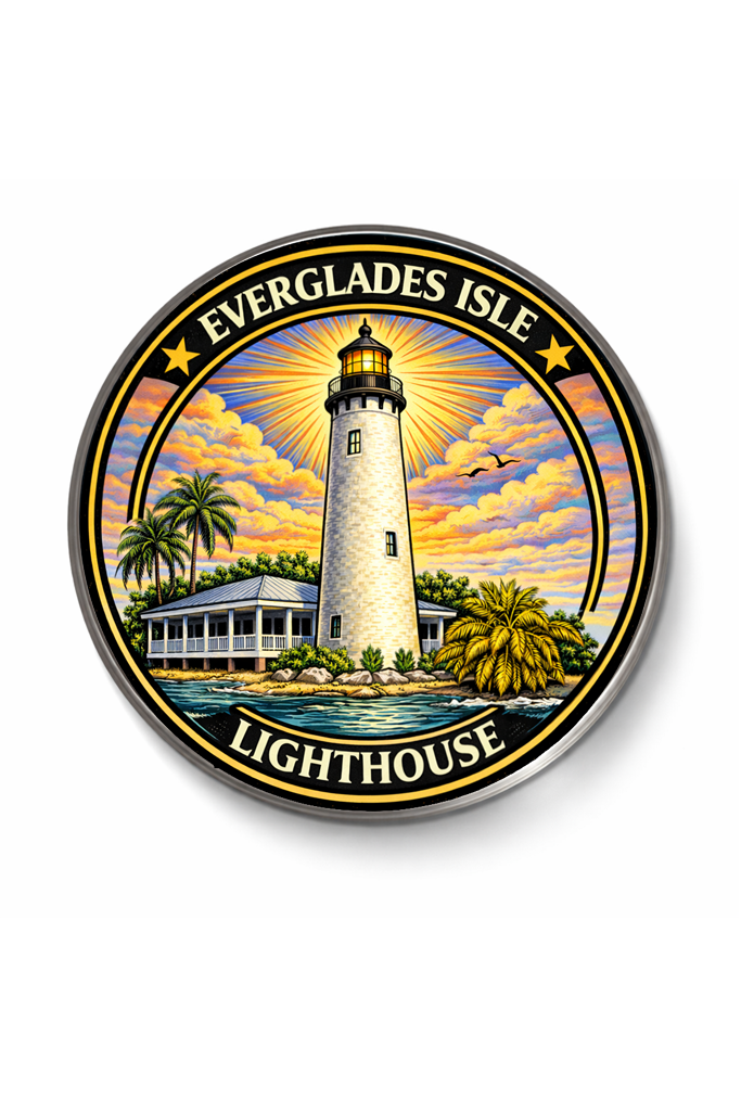 Everglades Isle Resort Lighthouse Magnet