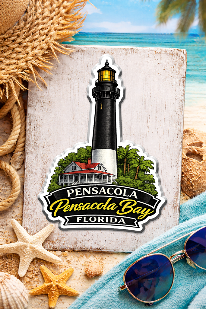 Pensacola Lighthouse Pensacola Bay Magnet