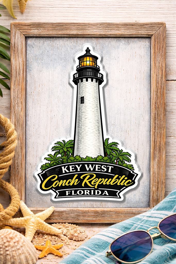 Key West Lighthouse Conch Republic