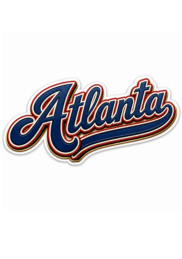 Atlanta Script Sticker