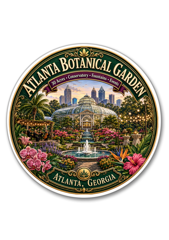 Atlanta Botanical Garden Sticker
