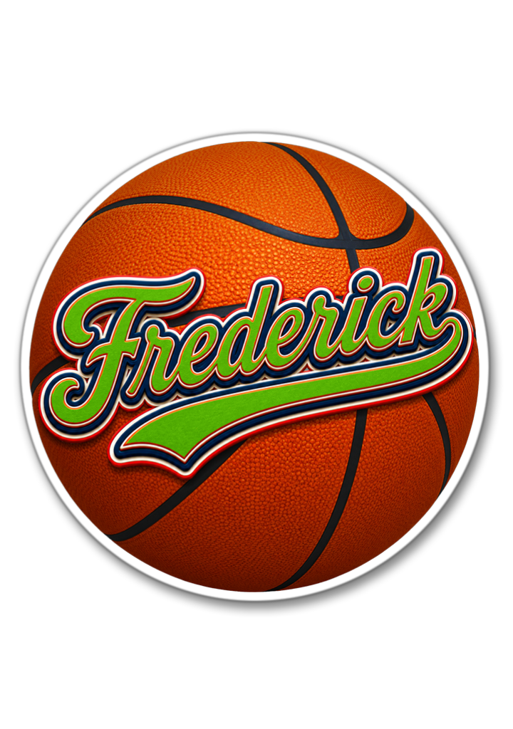 Frederick Basketball Sticker