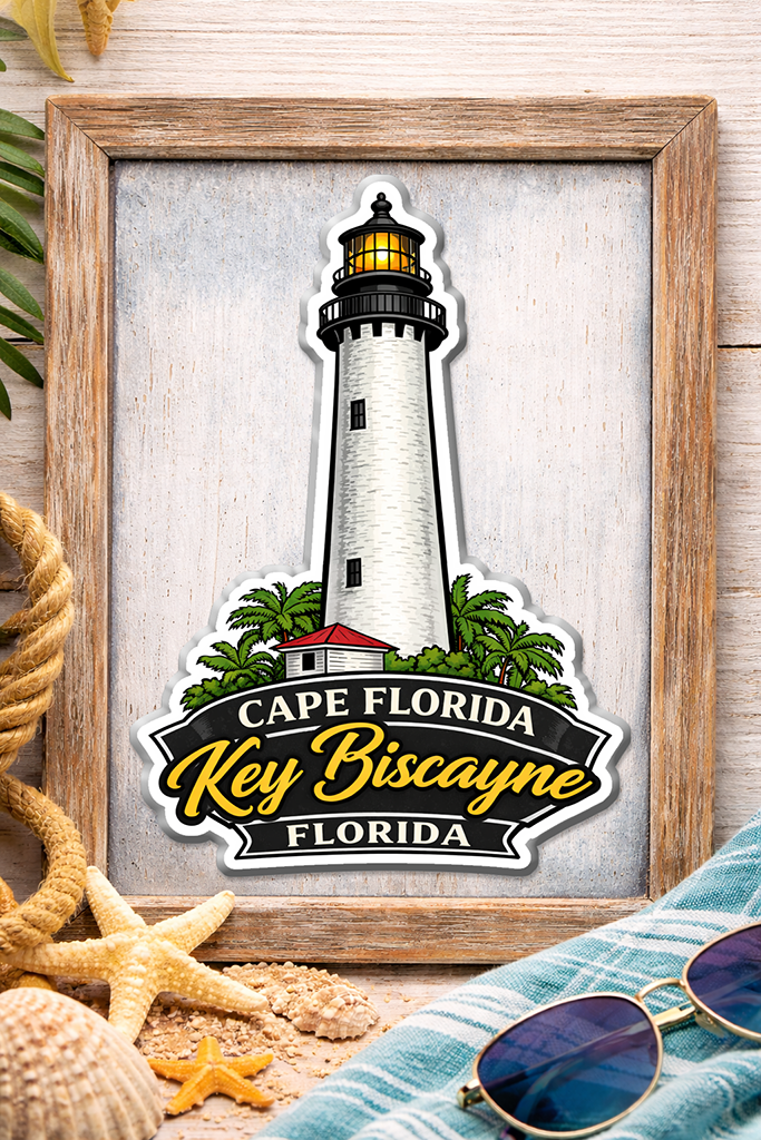 Cape Florida Lighthouse Key Biscayne Magnet
