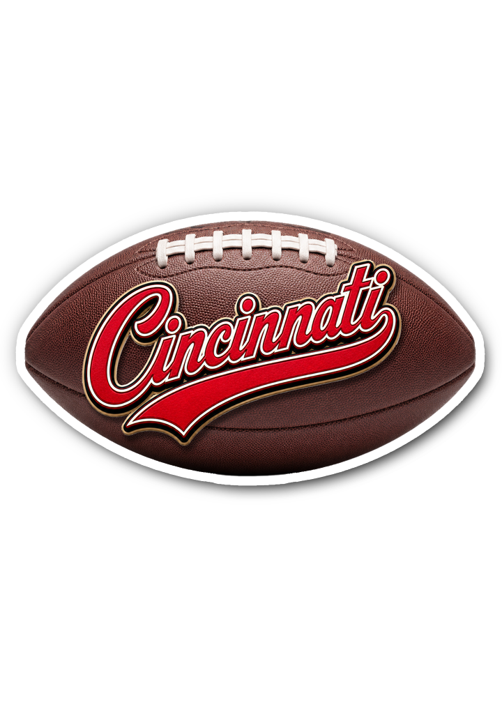 Cincinnati Football Sticker