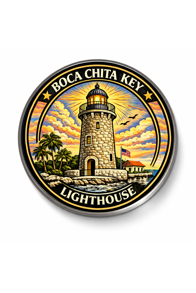 Boca Chita Key Lighthouse Magnet