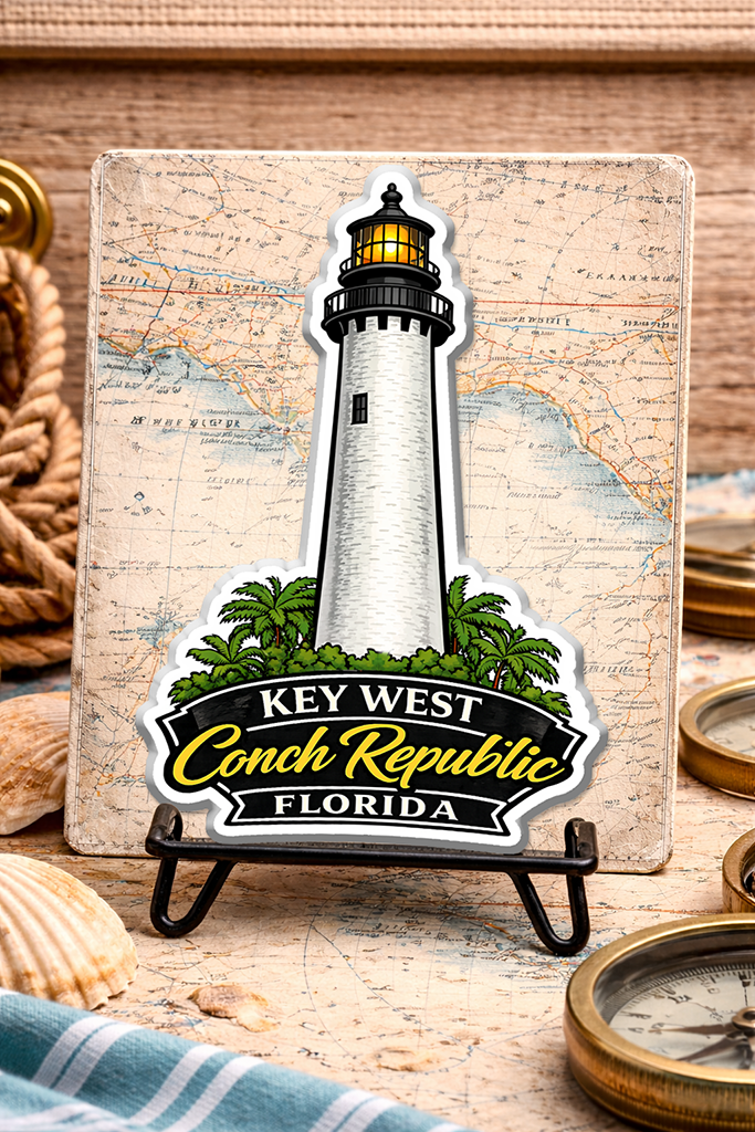 Key West Lighthouse Conch Republic