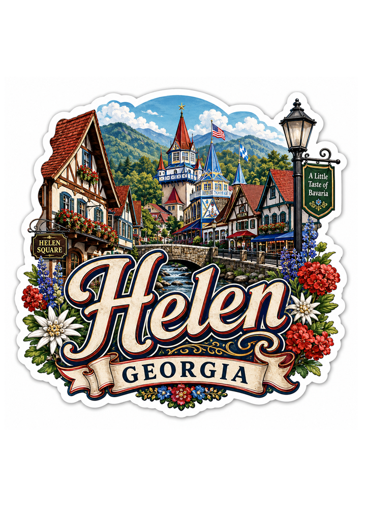 Helen Georgia Sticker