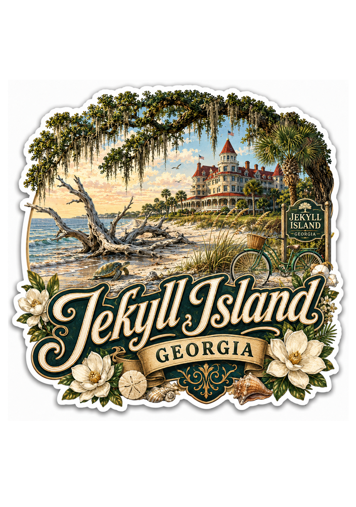 Jekyll Island Sticker