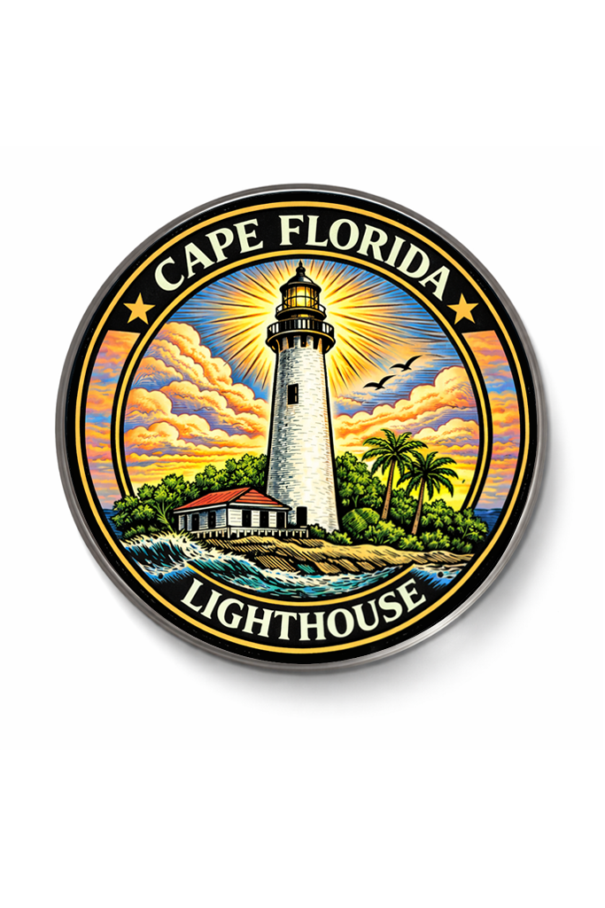 Cape Florida Lighthouse Magnet